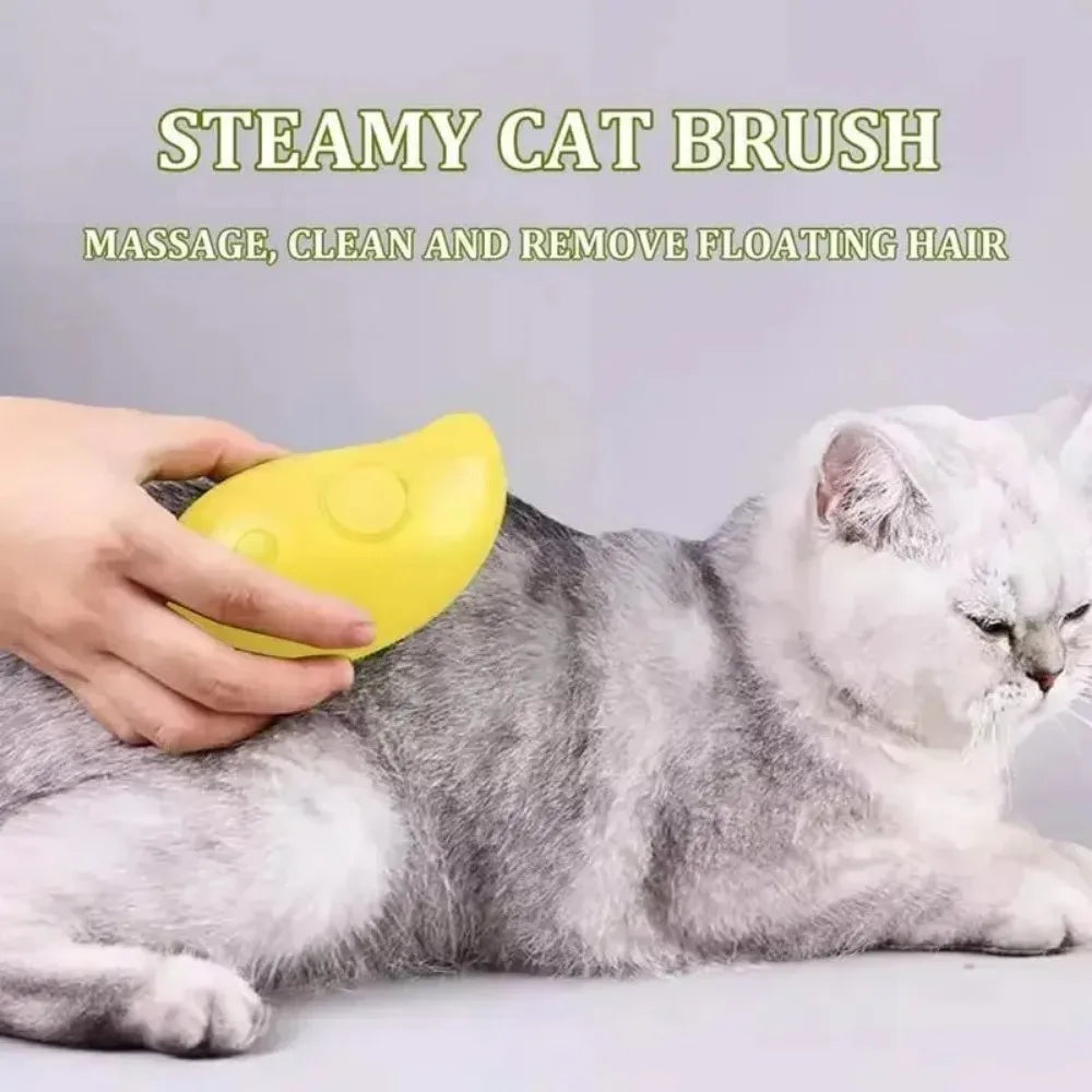 LuxeSteam Pro: Cepillo 3 en 1 para Mascotas